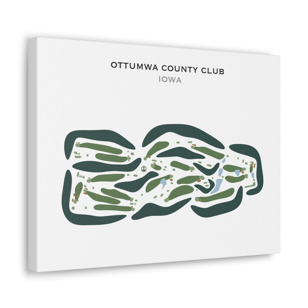 Ottumwa Country Club, Iowa - Printed Golf Courses