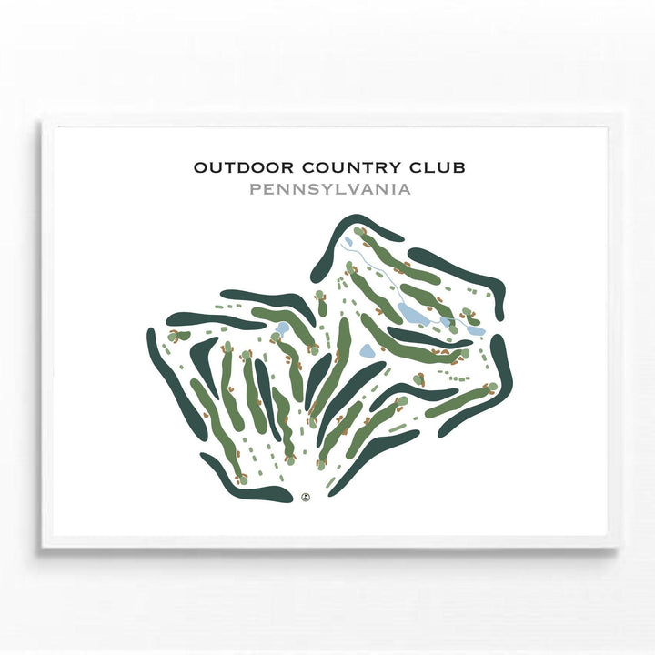 Outdoor Country Club, Pennsylvania - Golf Course Prints