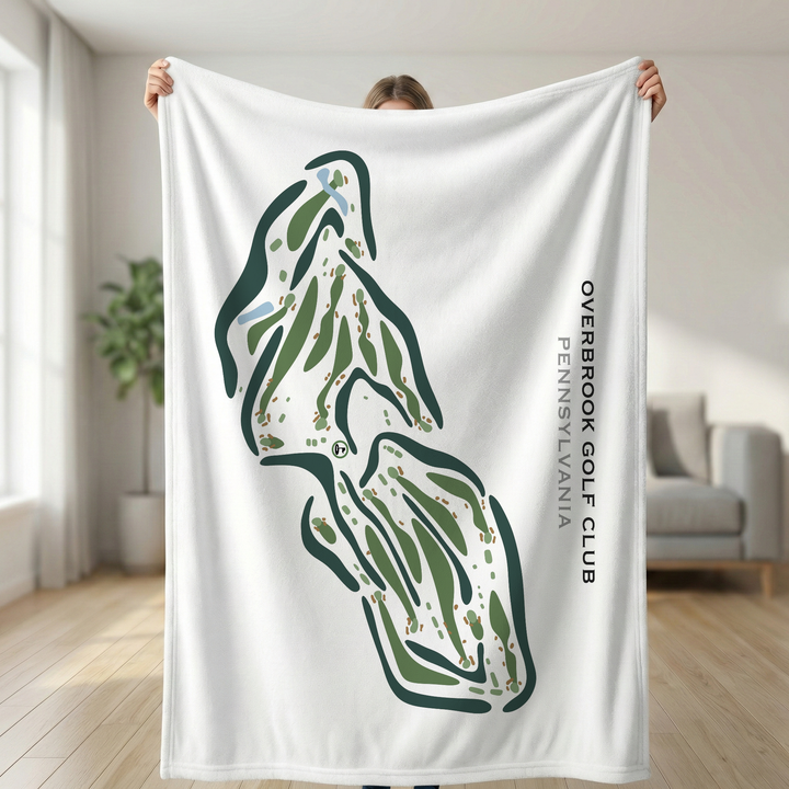 Overbrook Golf Club, Pennsylvania - Printed Golf Courses