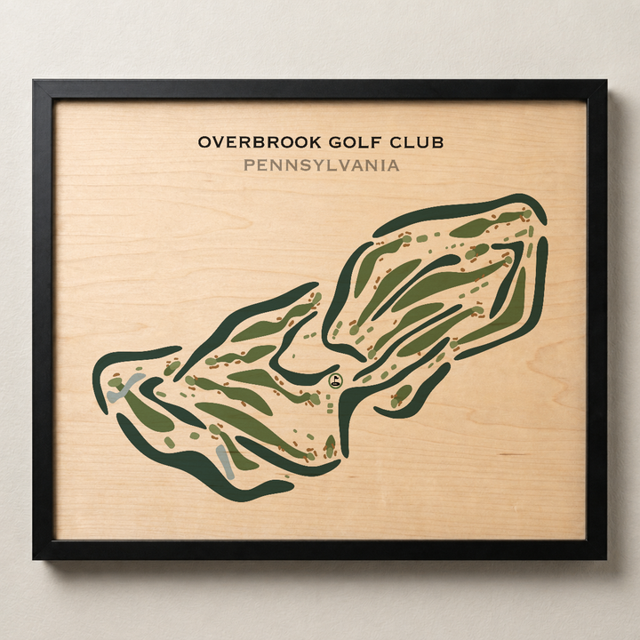 Overbrook Golf Club, Pennsylvania - Printed Golf Courses