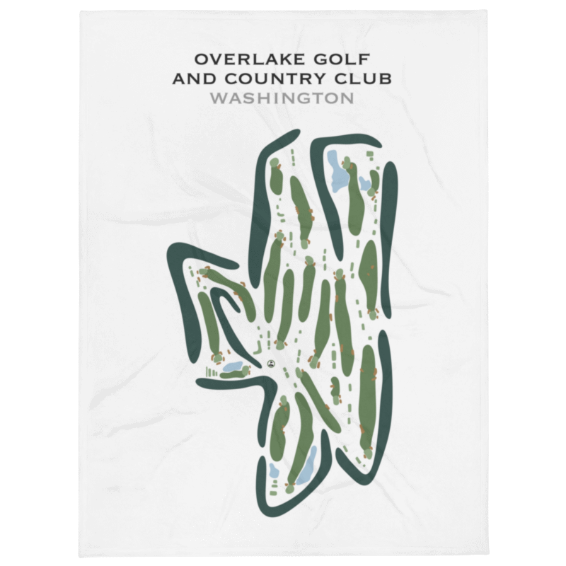 Overlake Golf & Country Club, Washington - Printed Golf Course