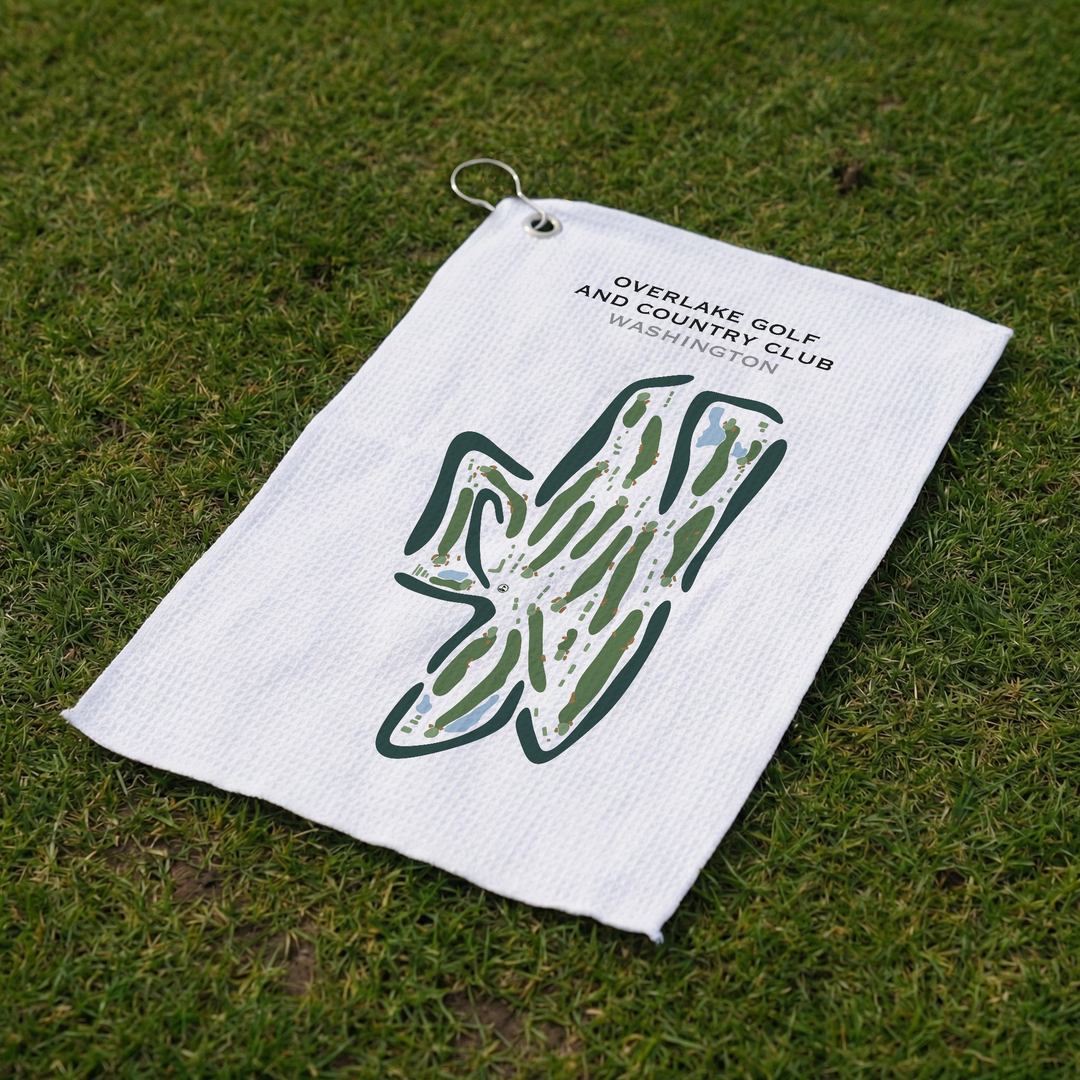 Overlake Golf & Country Club, Washington - Printed Golf Course