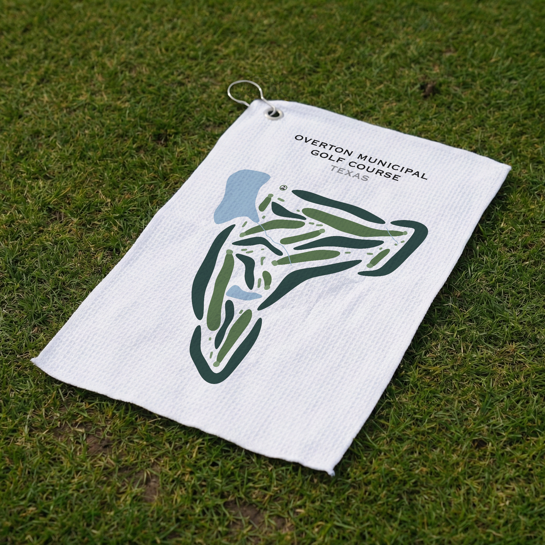 Overton Municipal Golf Course, Texas - Printed Golf Courses