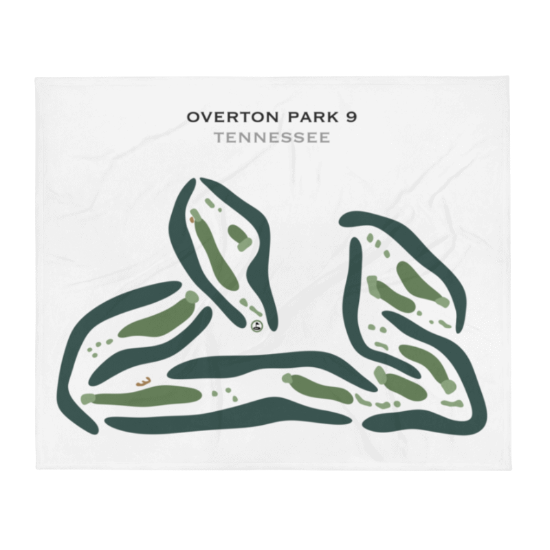 Overton Park 9, Tennessee - Printed Golf Courses