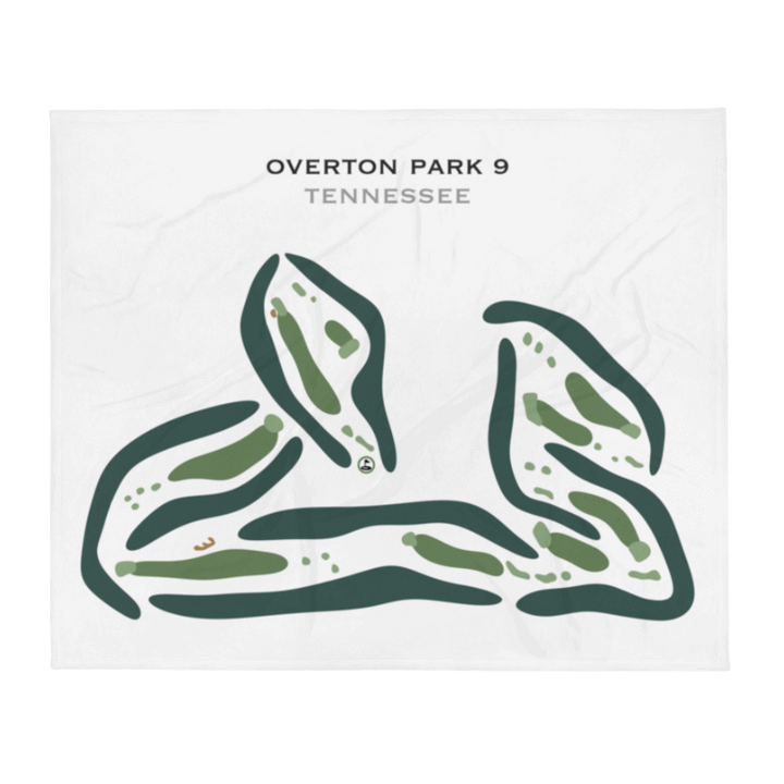 Overton Park 9, Tennessee - Printed Golf Courses