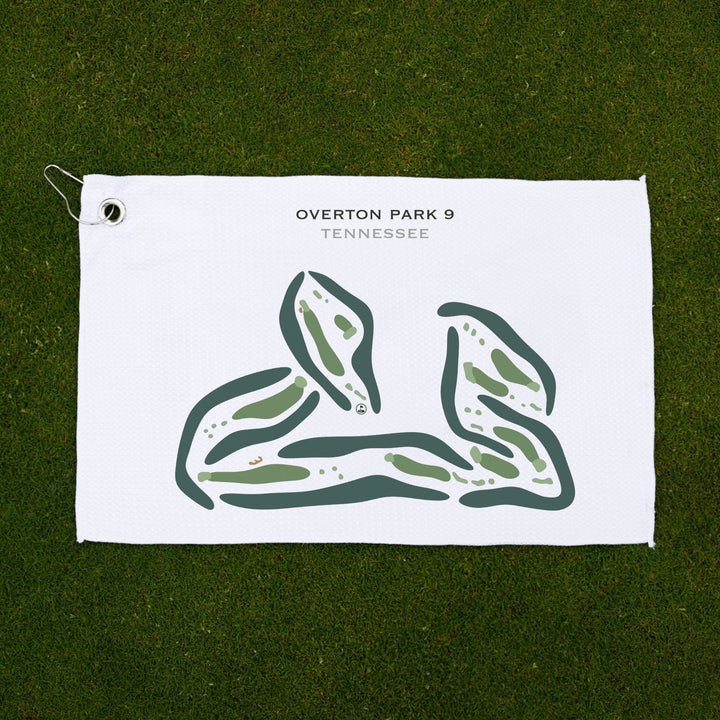 Overton Park 9, Tennessee - Printed Golf Courses