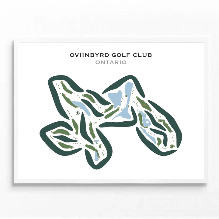 Oviinbyrd Golf Club, Ontario, Canada - Printed Golf Courses