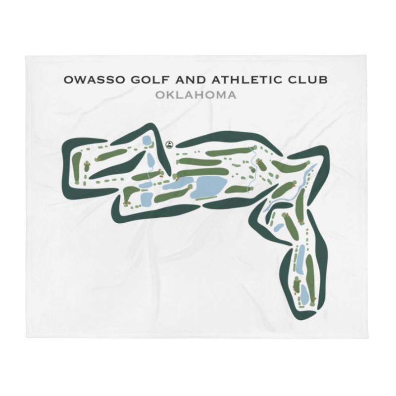 Owasso Golf & Athletic Club, Oklahoma - Printed Golf Courses