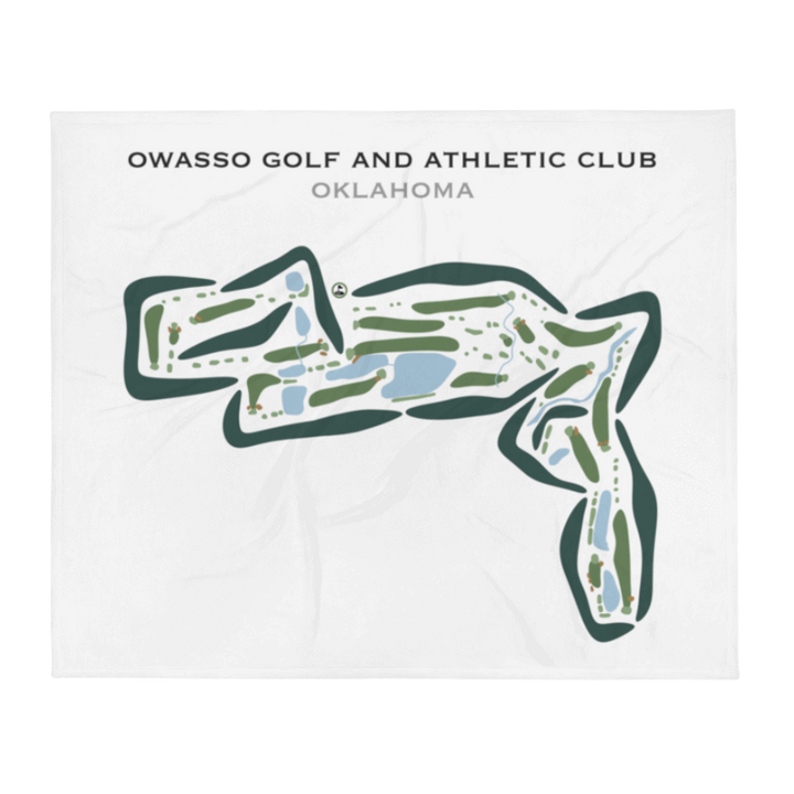 Owasso Golf & Athletic Club, Oklahoma - Printed Golf Courses