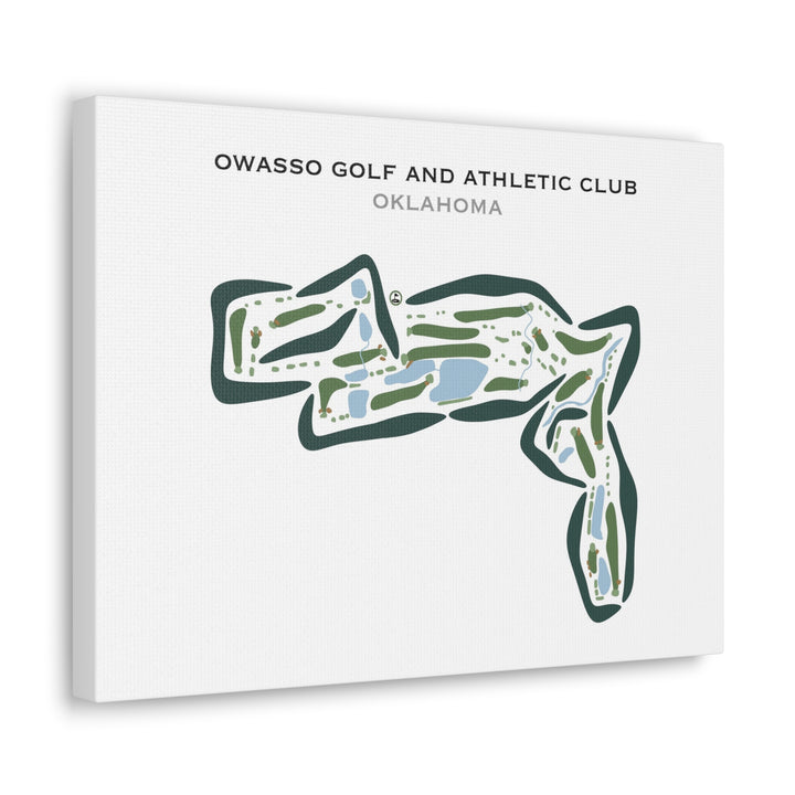 Owasso Golf & Athletic Club, Oklahoma - Printed Golf Courses