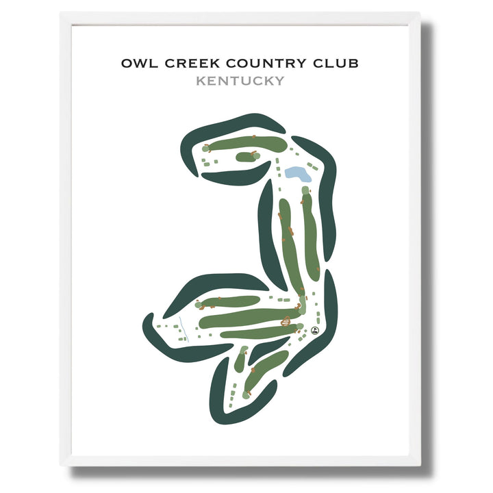 Owl Creek Country Club, Kentucky - Printed Golf Courses