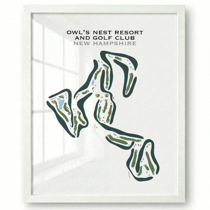 Owl's Nest Resort & Golf Club, New Hampshire - Printed Golf Courses