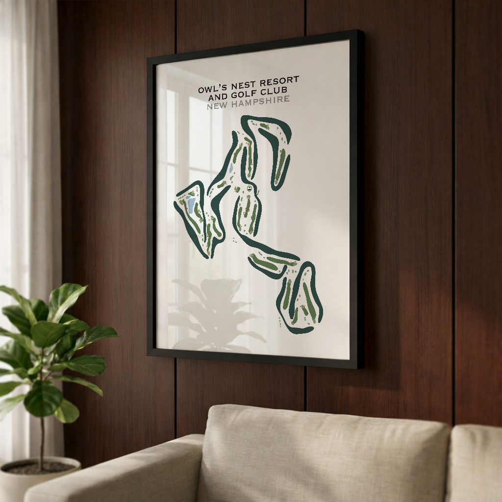 Owl's Nest Resort & Golf Club, New Hampshire - Printed Golf Courses
