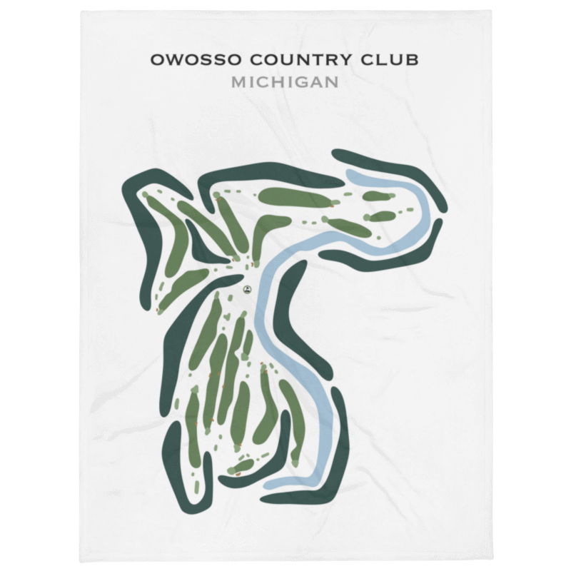 Owosso Country Club, Michigan - Printed Golf Courses