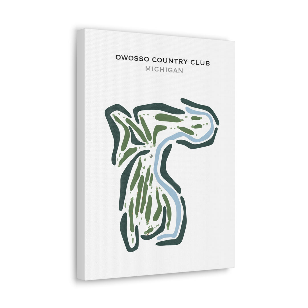 Owosso Country Club, Michigan - Printed Golf Courses