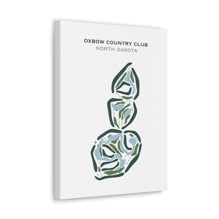 Oxbow Country Club, North Dakota - Printed Golf Courses