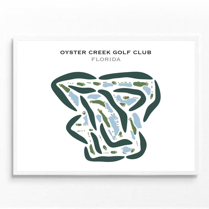 Oyster Creek Golf Club, Florida - Printed Golf Courses
