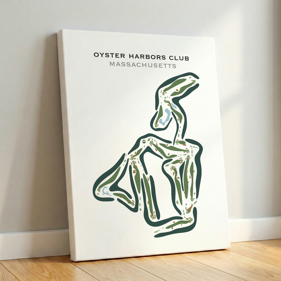Oyster Harbors Club, Massachusetts - Printed Golf Courses