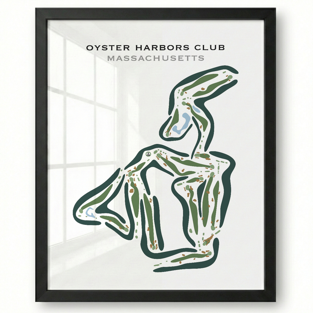 Oyster Harbors Club, Massachusetts - Printed Golf Courses
