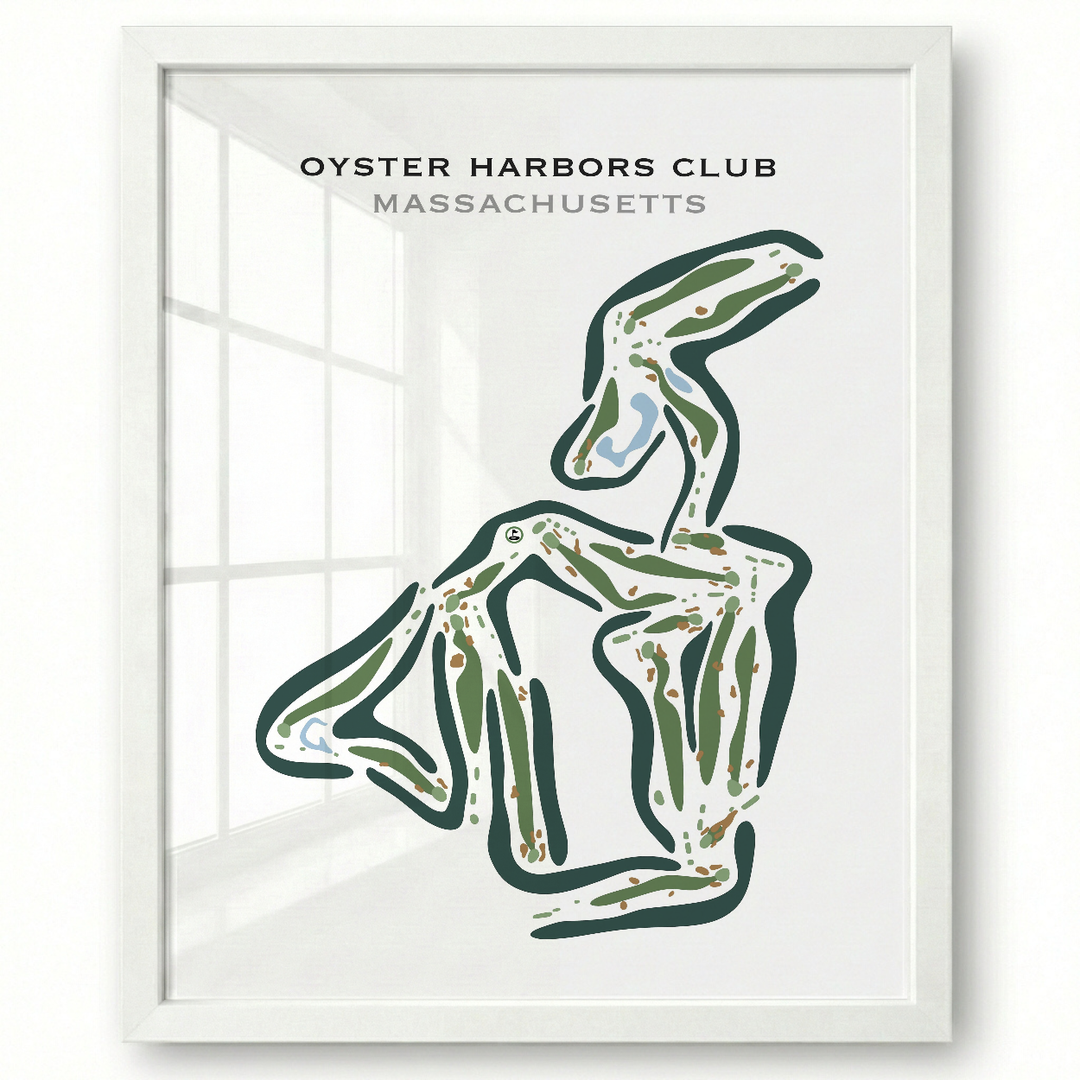 Oyster Harbors Club, Massachusetts - Printed Golf Courses