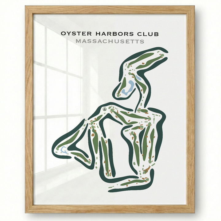 Oyster Harbors Club, Massachusetts - Printed Golf Courses