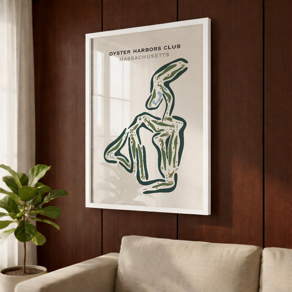 Oyster Harbors Club, Massachusetts - Printed Golf Courses
