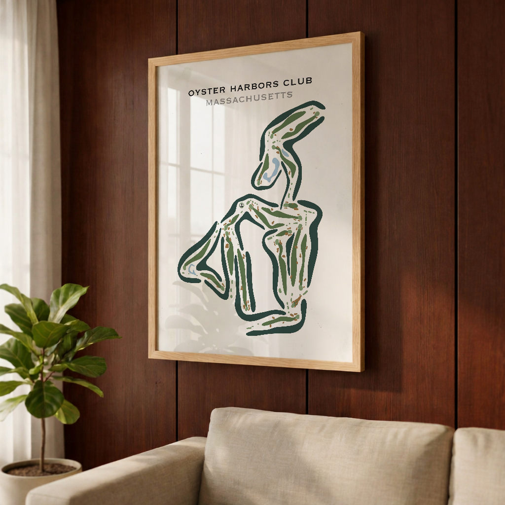 Oyster Harbors Club, Massachusetts - Printed Golf Courses