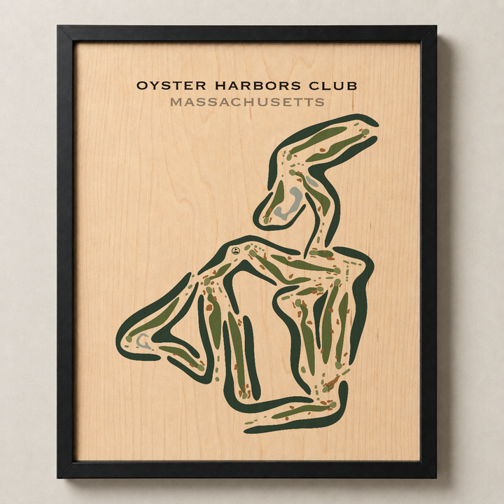 Oyster Harbors Club, Massachusetts - Printed Golf Courses