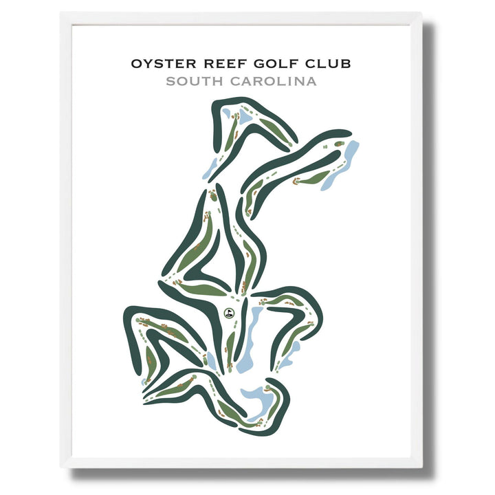 Oyster Reef Golf Club, South Carolina - Printed Golf Courses - Golf Course Prints