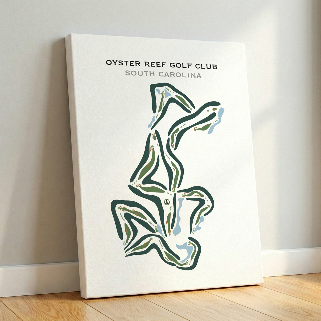 Oyster Reef Golf Club, South Carolina - Printed Golf Courses