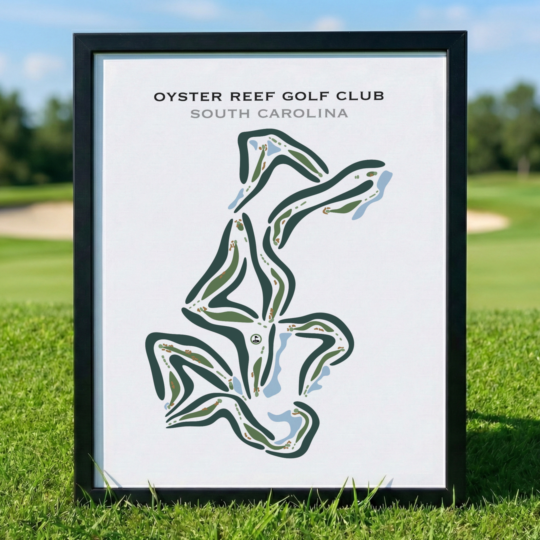 Oyster Reef Golf Club, South Carolina - Printed Golf Courses