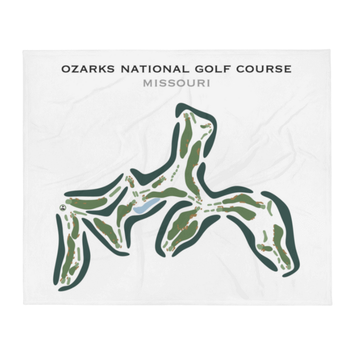 Ozarks National Golf Course, Missouri - Printed Golf Course