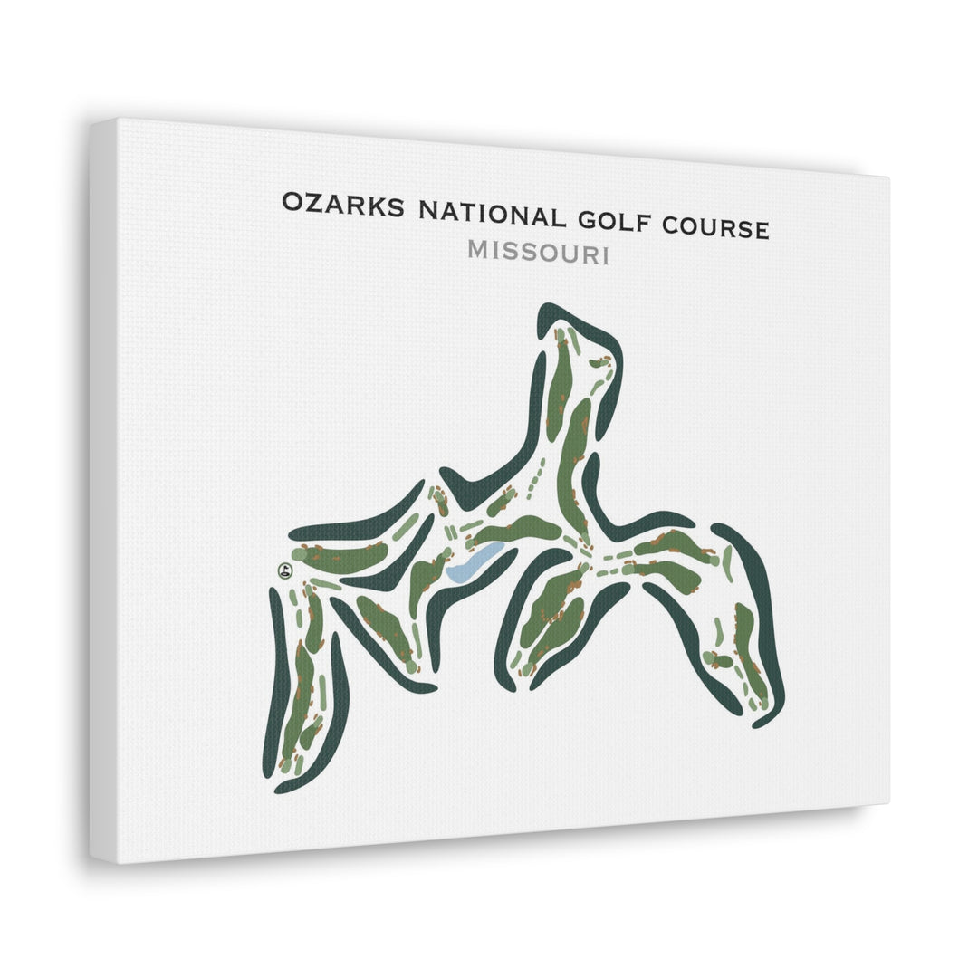 Ozarks National Golf Course, Missouri - Printed Golf Course