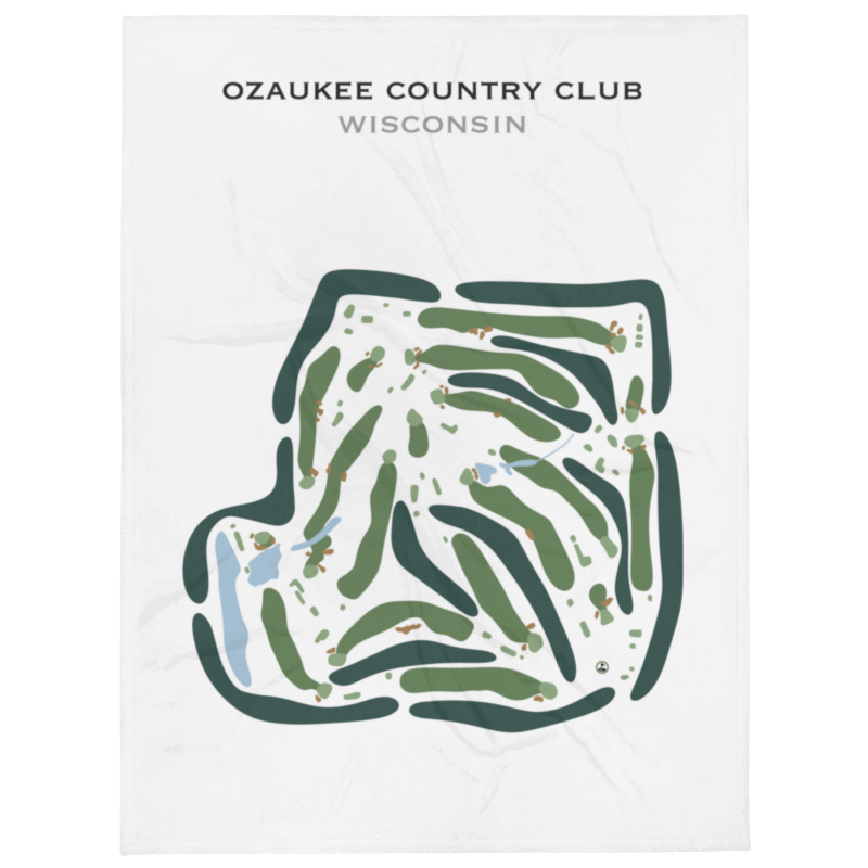 Ozaukee Country Club, Wisconsin - Printed Golf Courses