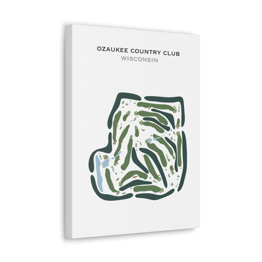 Ozaukee Country Club, Wisconsin - Printed Golf Courses