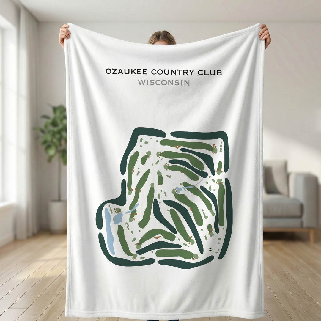 Ozaukee Country Club, Wisconsin - Printed Golf Courses