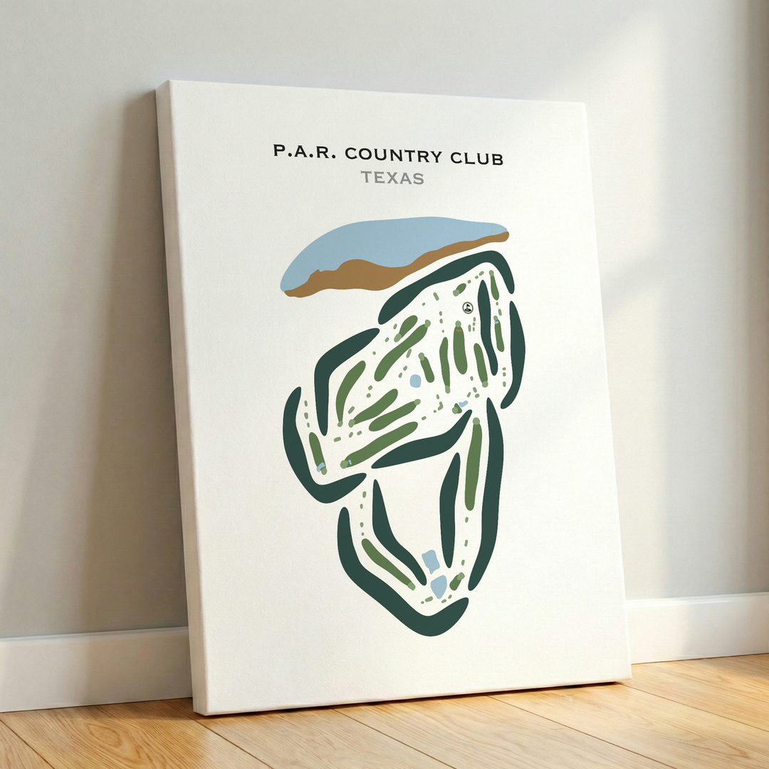 P.A.R. Country Club, Texas - Printed Golf Courses