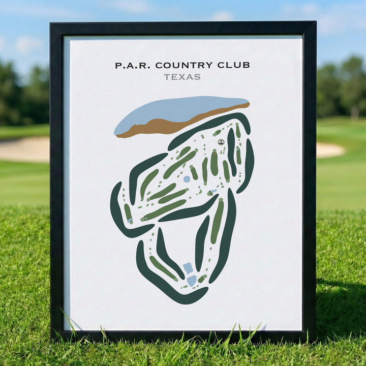 P.A.R. Country Club, Texas - Printed Golf Courses