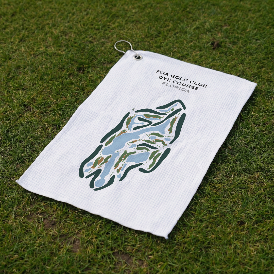 PGA Golf Club - Dye Course, Florida - Printed Golf Courses