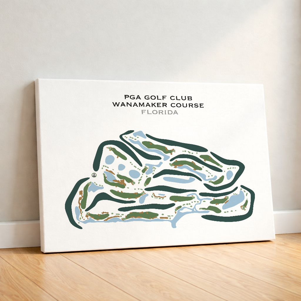 PGA Golf Club - Wanamaker Course, Florida - Printed Golf Courses