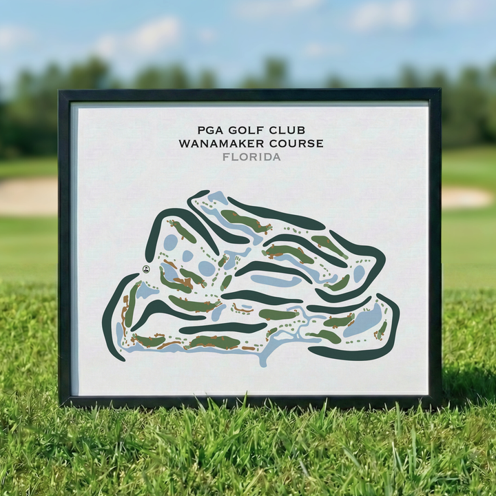 PGA Golf Club - Wanamaker Course, Florida - Printed Golf Courses