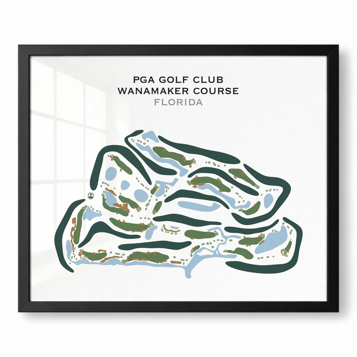PGA Golf Club - Wanamaker Course, Florida - Printed Golf Courses