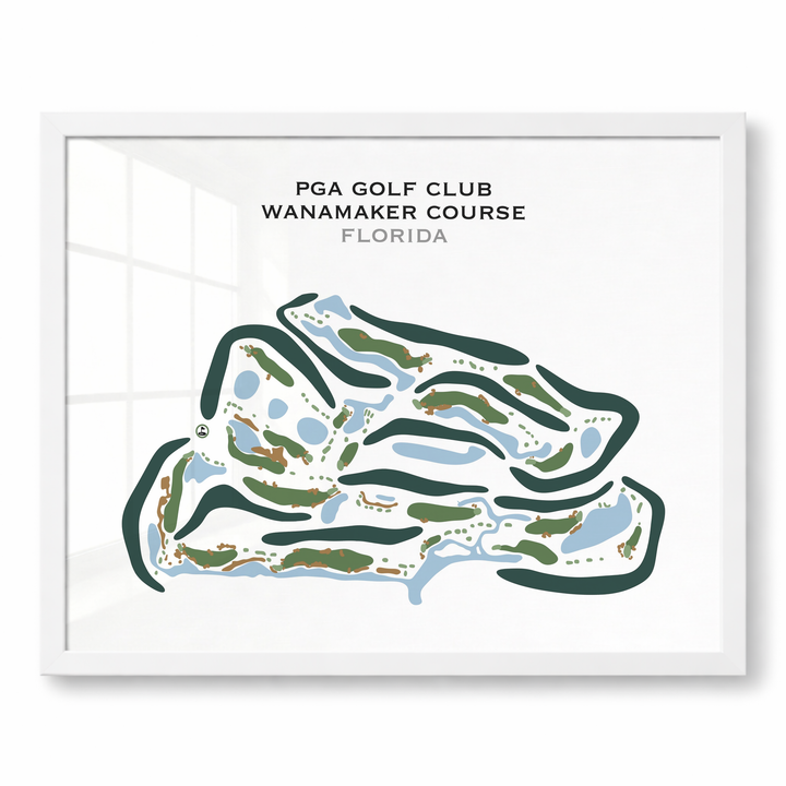 PGA Golf Club - Wanamaker Course, Florida - Printed Golf Courses