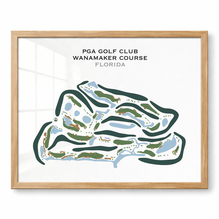 PGA Golf Club - Wanamaker Course, Florida - Printed Golf Courses