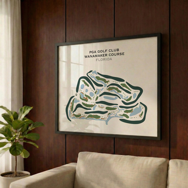 PGA Golf Club - Wanamaker Course, Florida - Printed Golf Courses