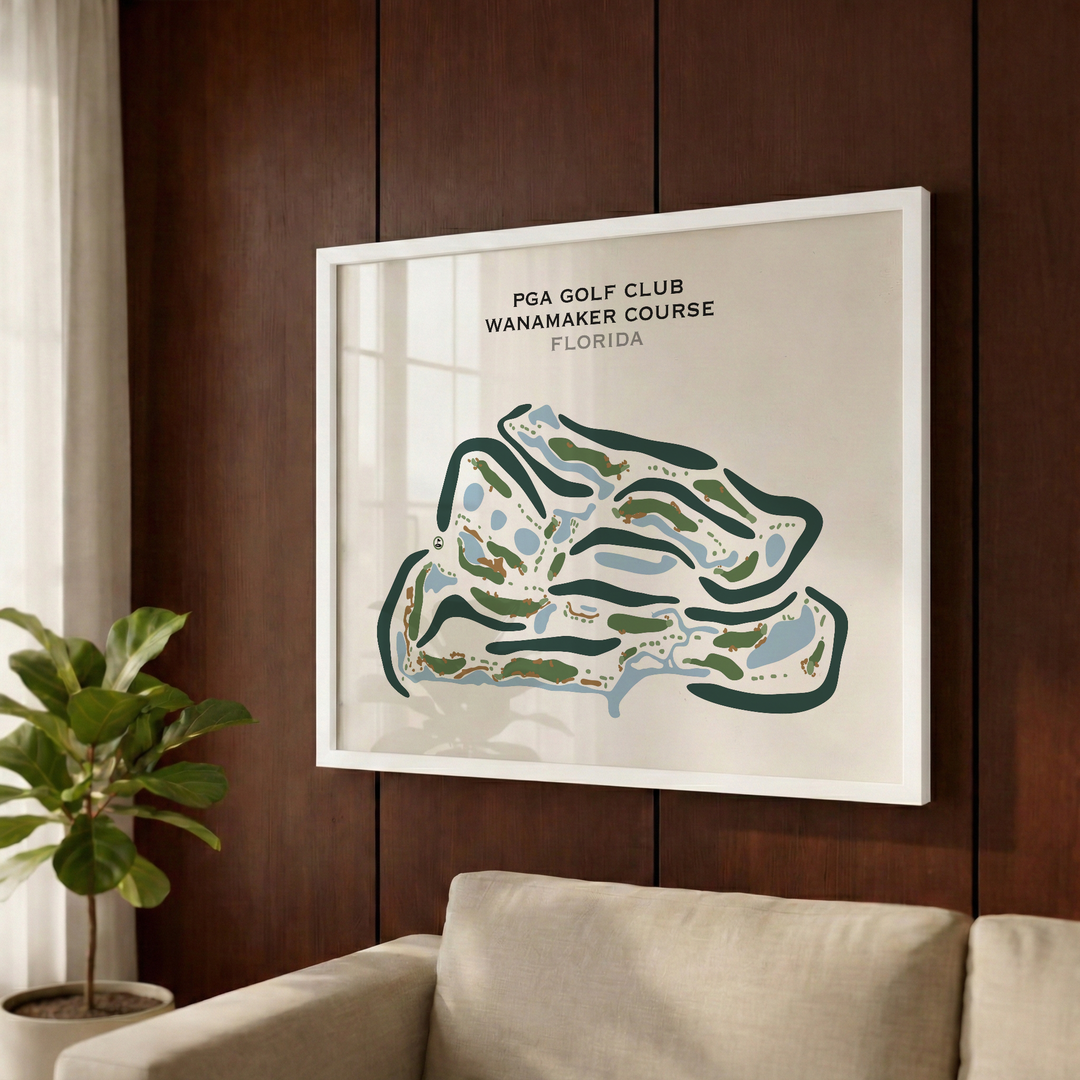 PGA Golf Club - Wanamaker Course, Florida - Printed Golf Courses