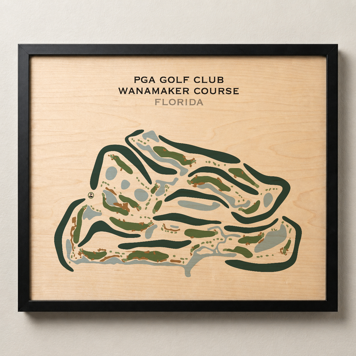 PGA Golf Club - Wanamaker Course, Florida - Printed Golf Courses