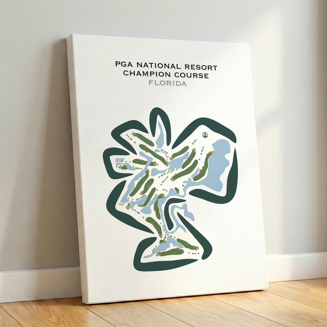 PGA National Resort, Palm Beach Gardens, Florida - Printed Golf Courses