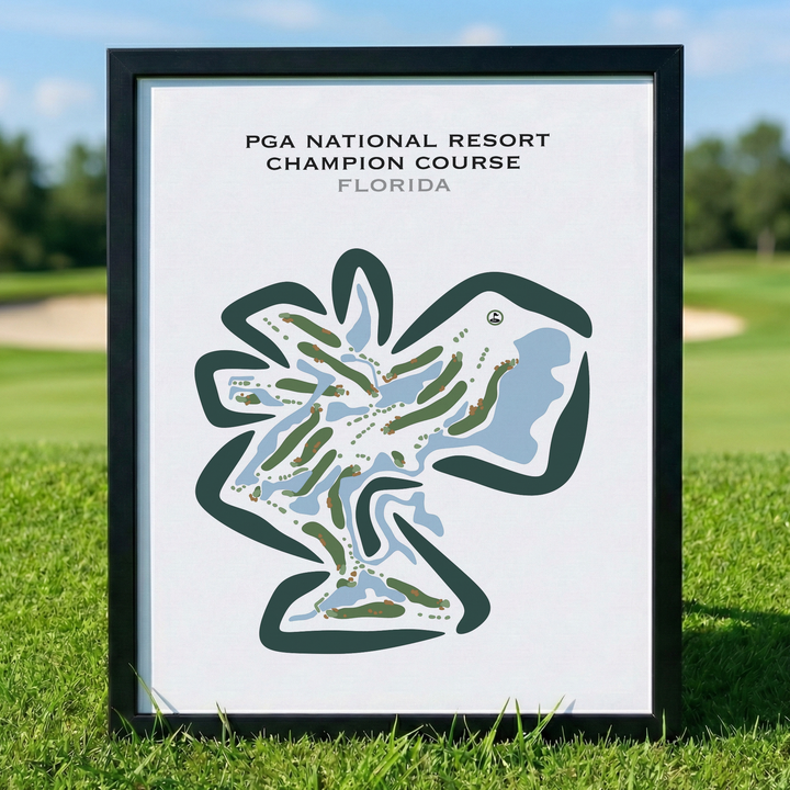 PGA National Resort, Palm Beach Gardens, Florida - Printed Golf Courses