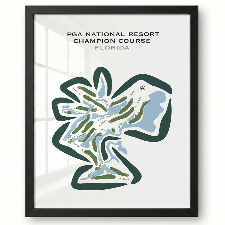PGA National Resort, Palm Beach Gardens, Florida - Printed Golf Courses